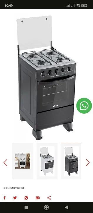 FOGÃO NOVO 4 BOCAS  - Foto 2