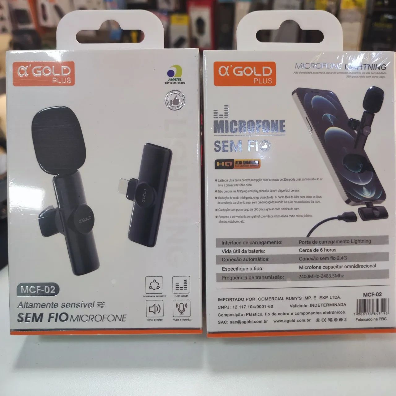 Microfone Sem Fio para Celular - Alta Qualidade