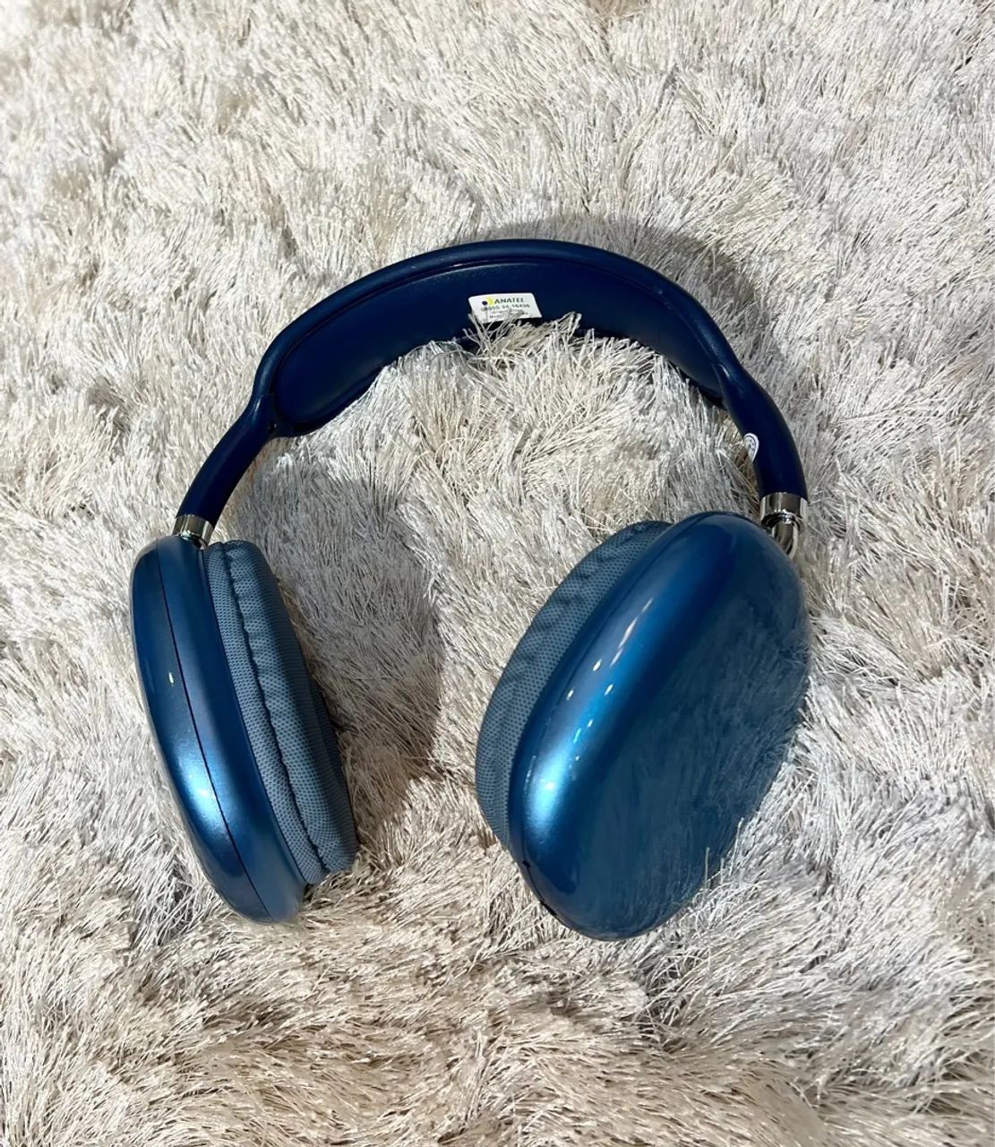 Fone de Ouvido Bluetooth Sem Fio P9 - Ergonômico | Cor Azul - Foto 3