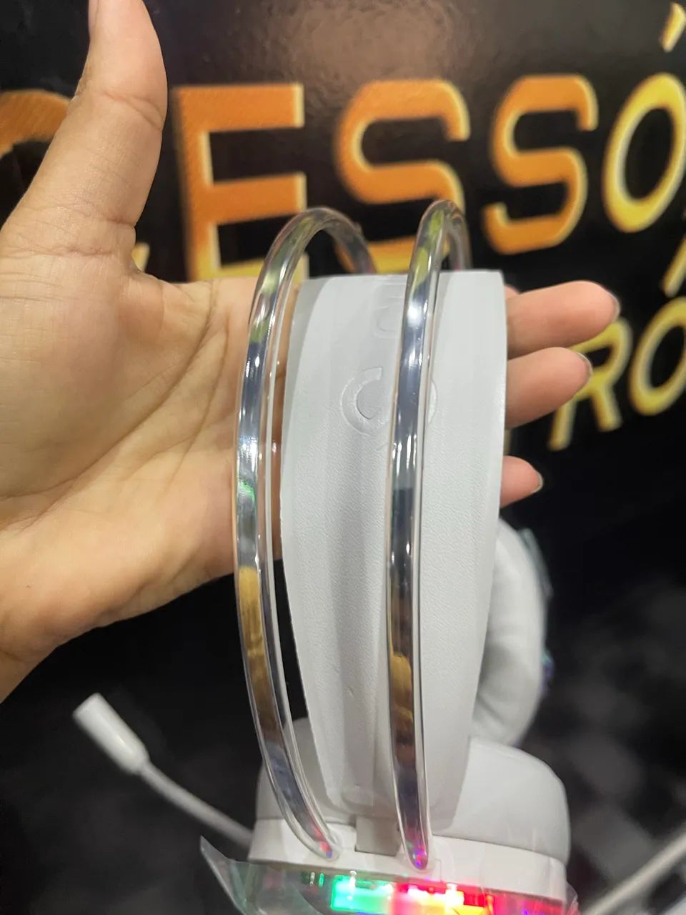 Headset Gamer RGB Com Fio Onistek FN639 - Foto 6