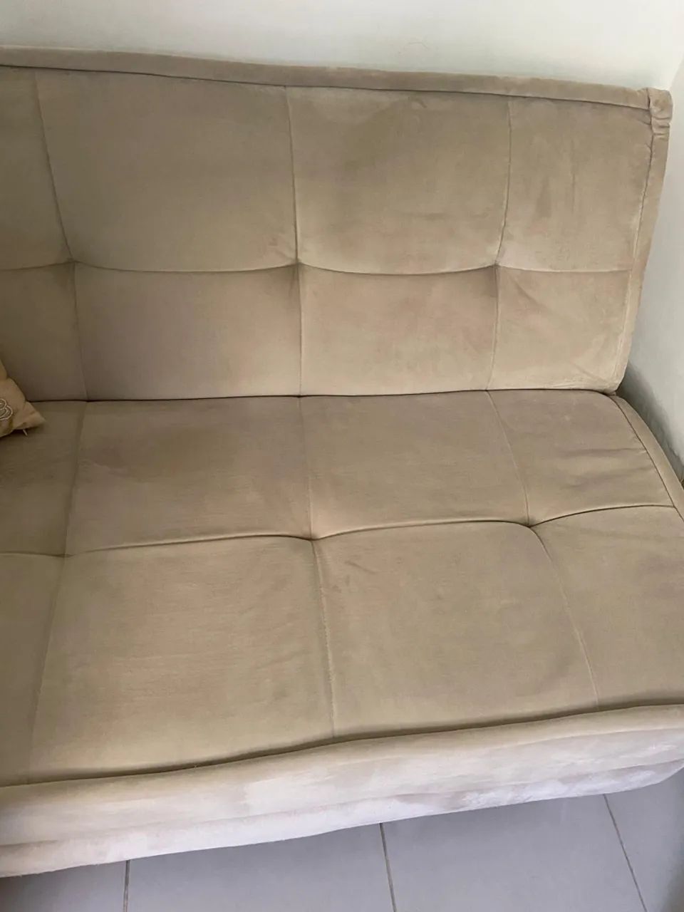 Sofá Cama Cinza 3 Lugares - Foto 3