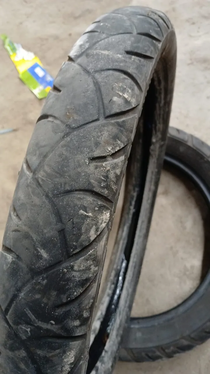 pneu honda biz pop quebra galho dianteiro e traseiro aceito cartão com acrescimo