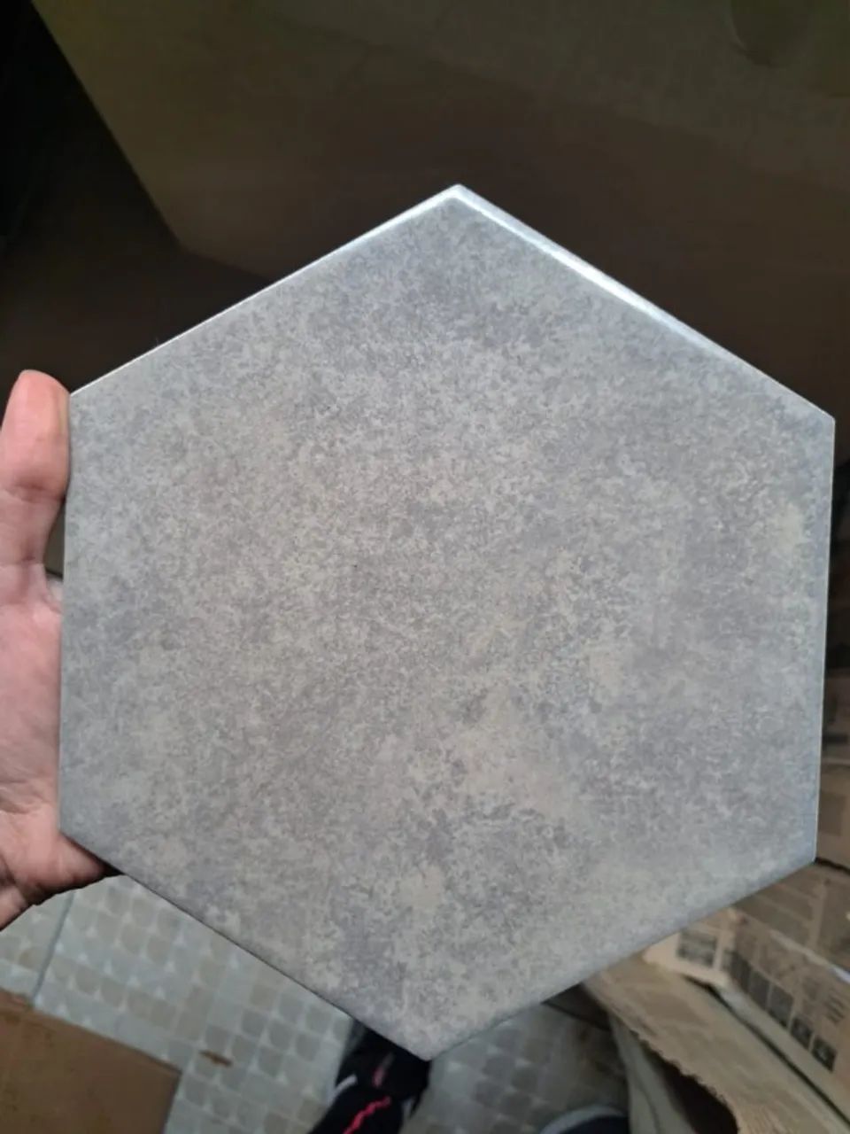 Hexagonal Gray Coating64985844344321120