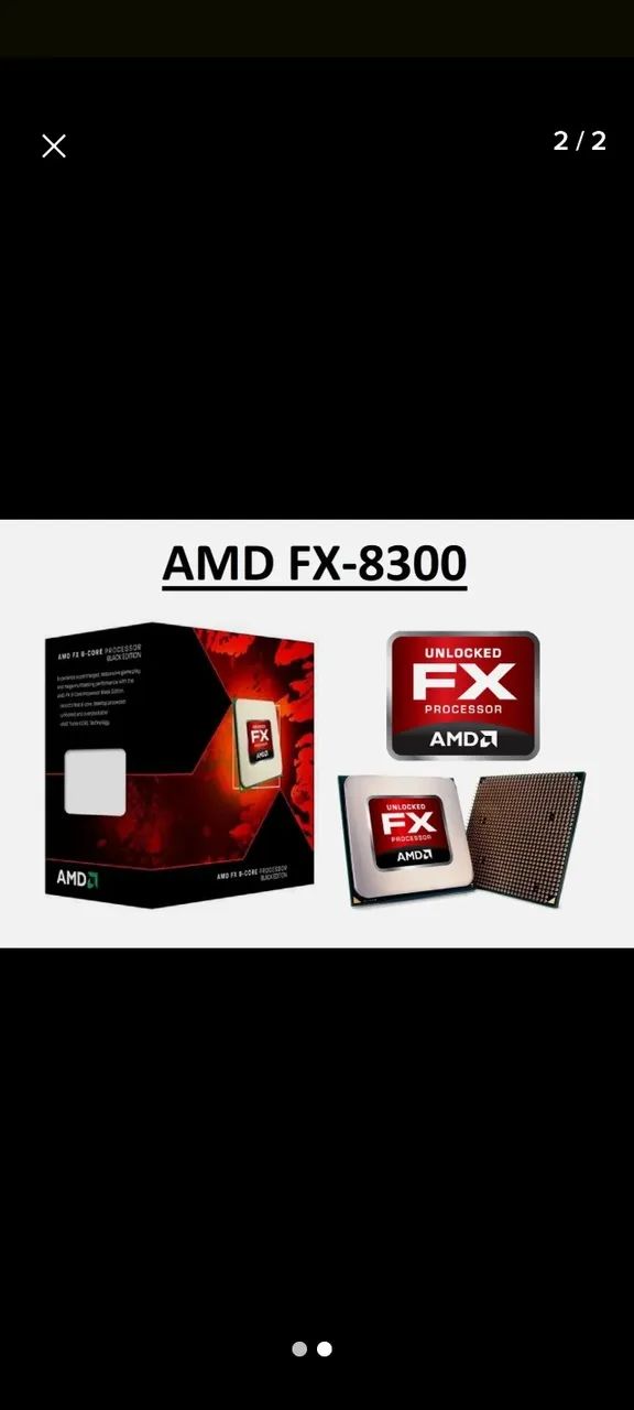 Kit Placa-mãe, processador Fx8300, memória 32gb, gabinete gamer vemelho e preto, 3fans  - Foto 2