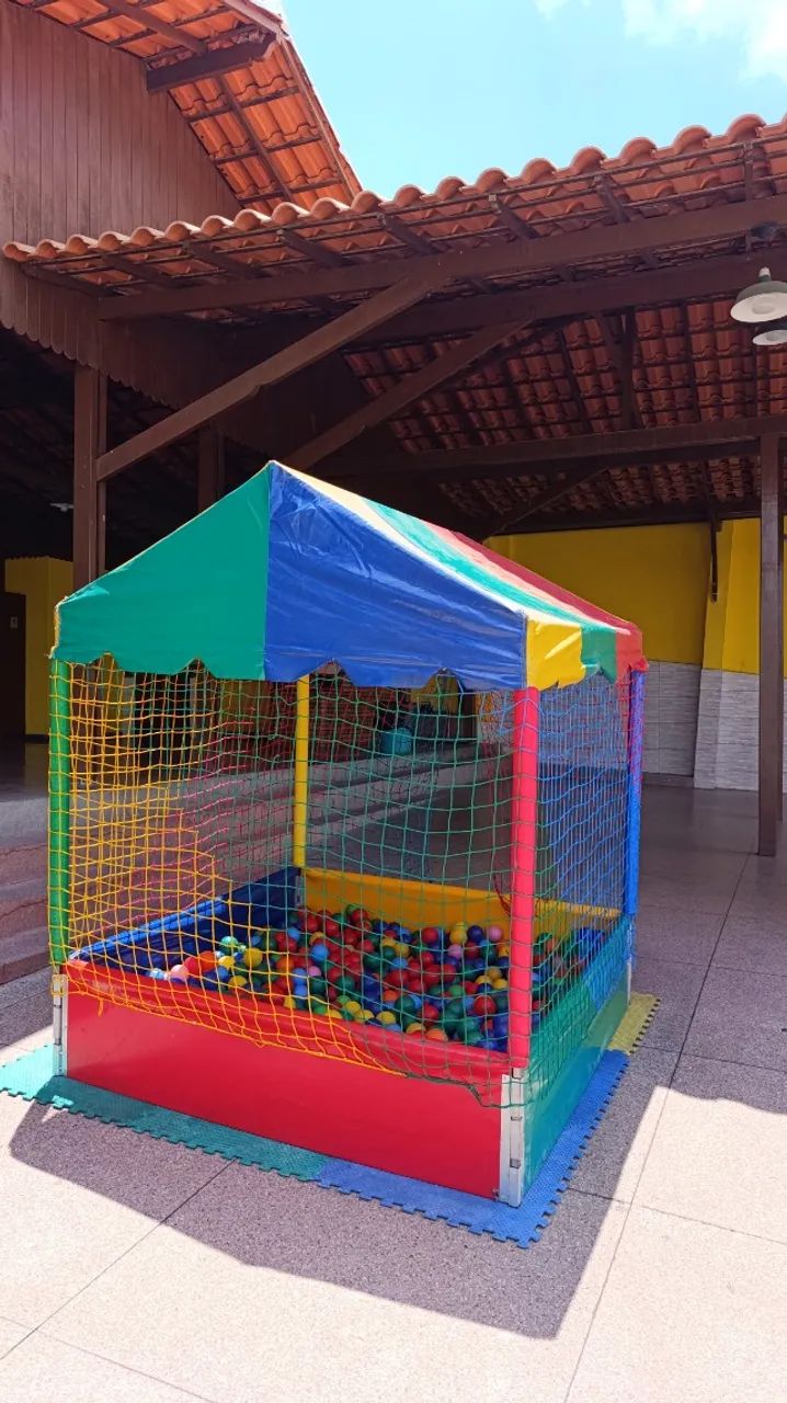 Aluguel cama elástica + piscina de bolinhas  - Foto 4