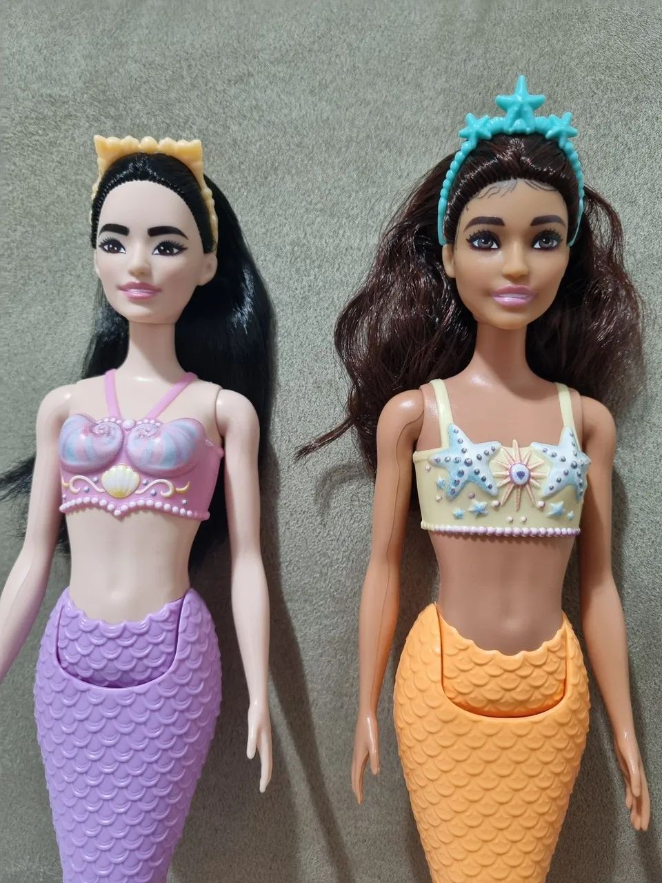 Lote barbie sereia dreamtopia cabeça made to move corpo odile - Foto 2