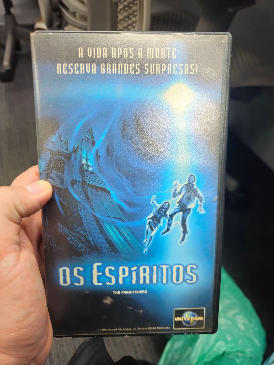 VHS Os Espíritos. (original) - LEGENDADO<br><br>o. Com Michael J. Fox. | Mercado...