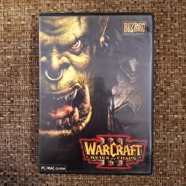 Warcraft 3 Reign of Chaos Original Físico Completo PC - Jogos de