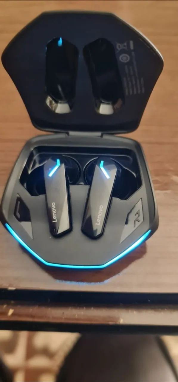 Fone de ouvido Lenovo GM2 PRO Earbuds PRETO ou BRANCO lacrado 