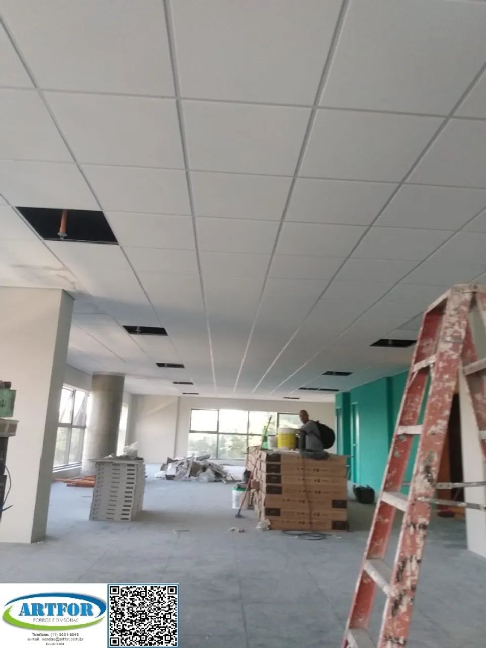 Forros Modulares Artfor, Empresa Especializada em Forro Modulares Isopor, Lã Vidro Mineral - Foto 5