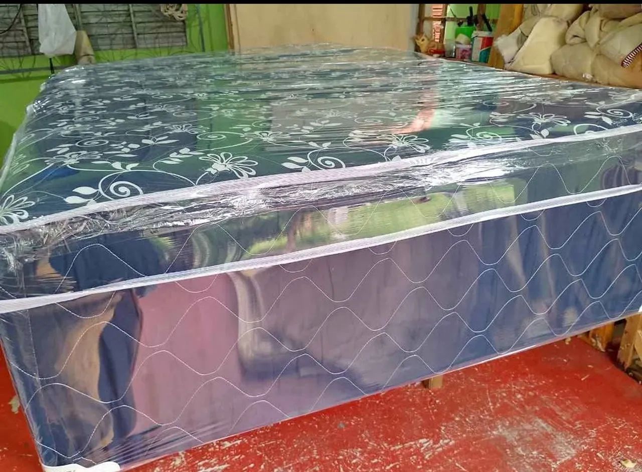 Cama Boxxx Casal temos de espuma e mola