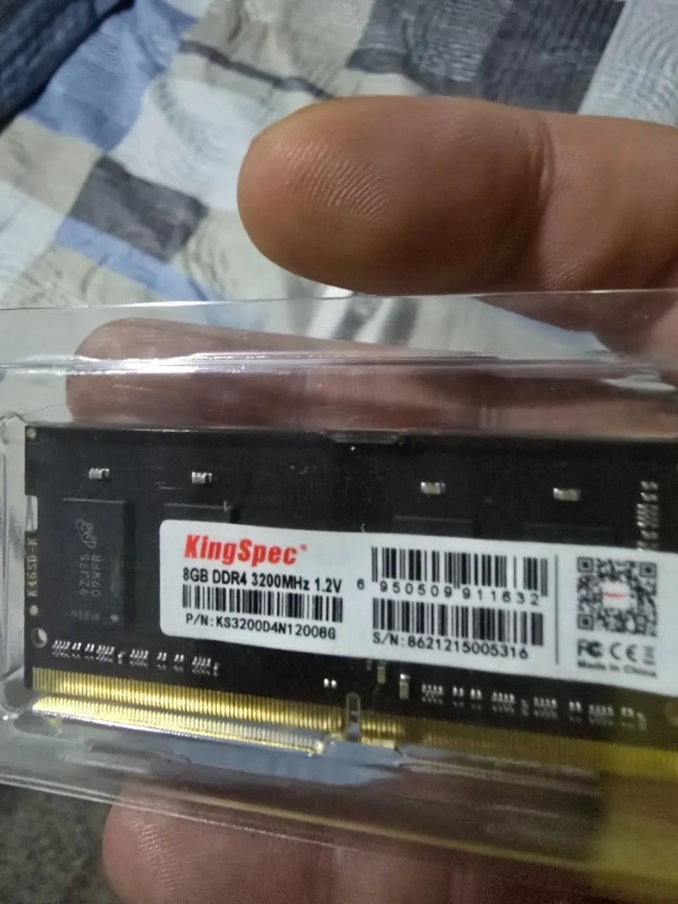 Memória Notebook DDR4 8GB 3200MHz (2x)64374415187203121