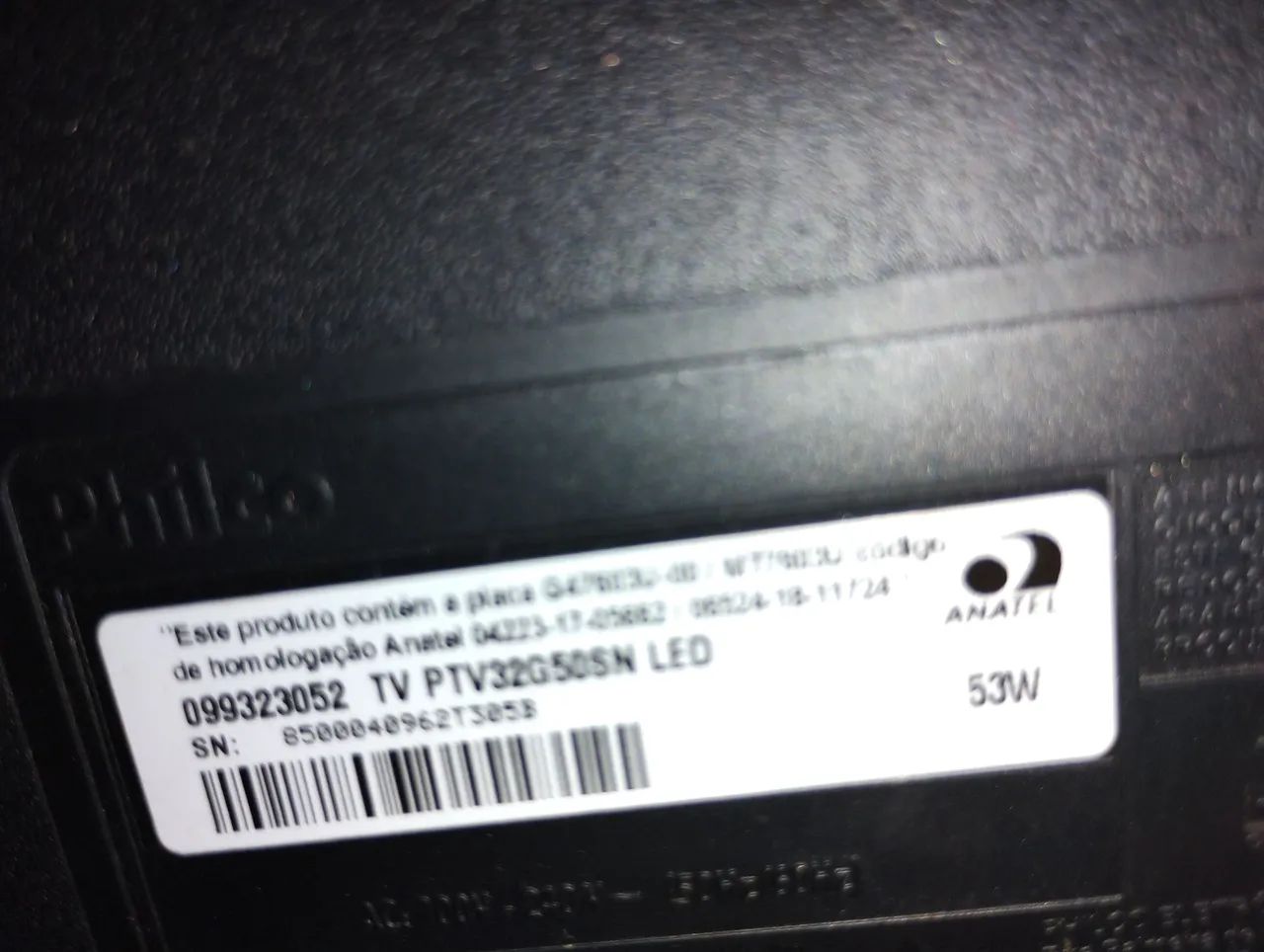 TV Philco Led Smart 32 Polegadas Modelo PTV32G50SN Tela quebrada  - Foto 2