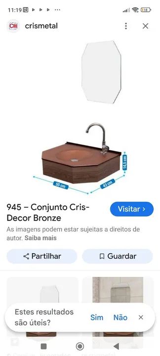 Cuba de vidro bronze - Foto 2
