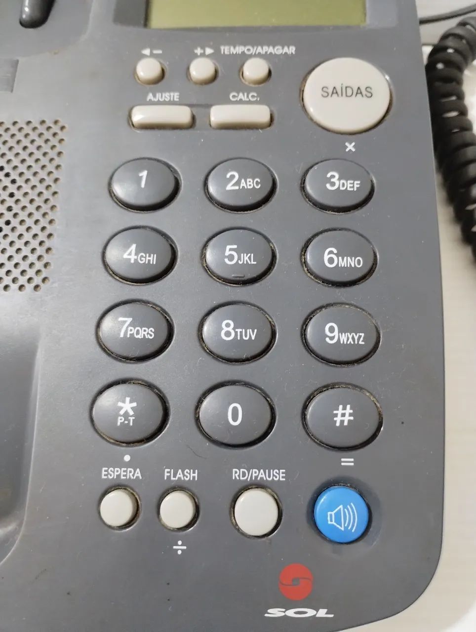 Telefone Fixo com Calculadora - IC2100i Grafite (funciona) - Foto 3
