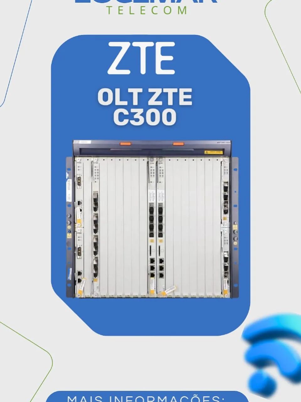 Olt c300 Zte + placa gtgh c++ c\nfe 