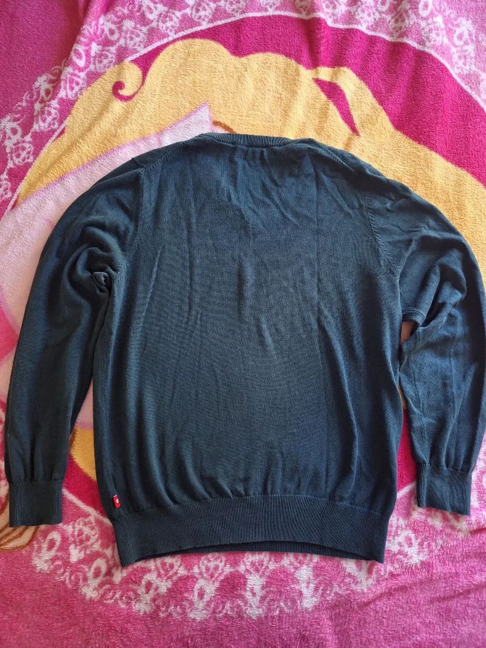 blusa suéter izod original verde escuro - Foto 4