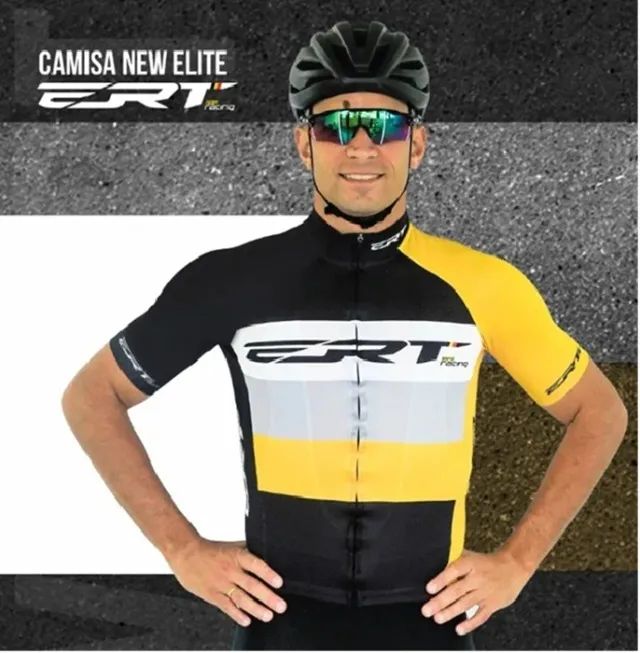 Camisa Ciclismo Bike New Elite Ert Pro Racing vanert Unissex PROMOÇÃO - Foto 4