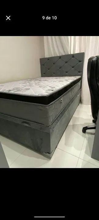 Camas Box Solteiro e Casal - Diversos Modelos e Estampas - Foto 4