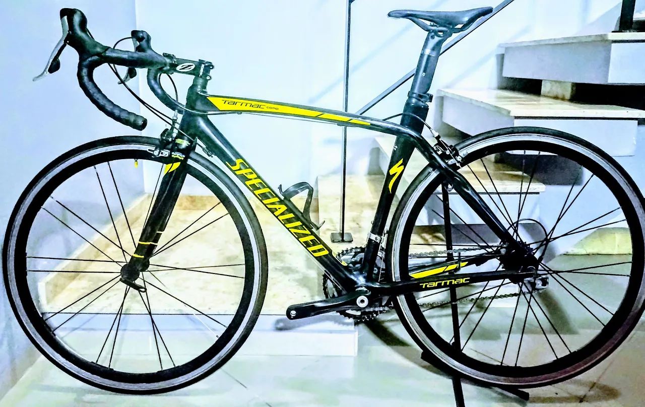 SPEED (54) SPECIALIZED TARMAC, TIAGRA 10V, PNEUS NOVOS(cartão 12x). Trocas 7.5k - Foto 2