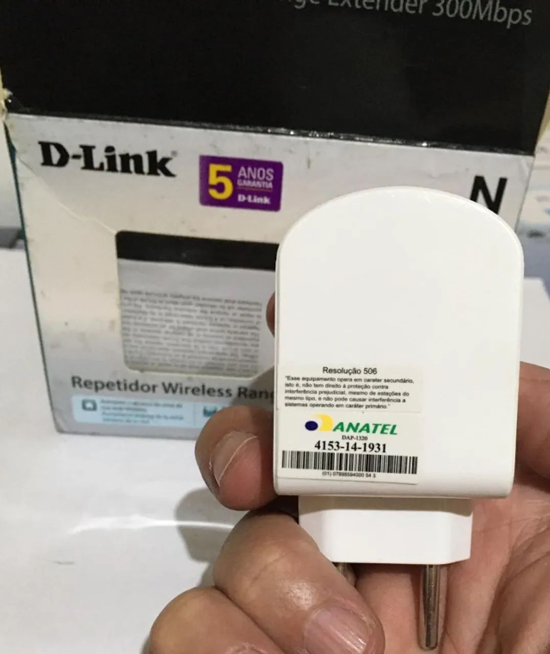 Repetidor De Wifi D-link 300mbps Dap-1320 Branco - Foto 5