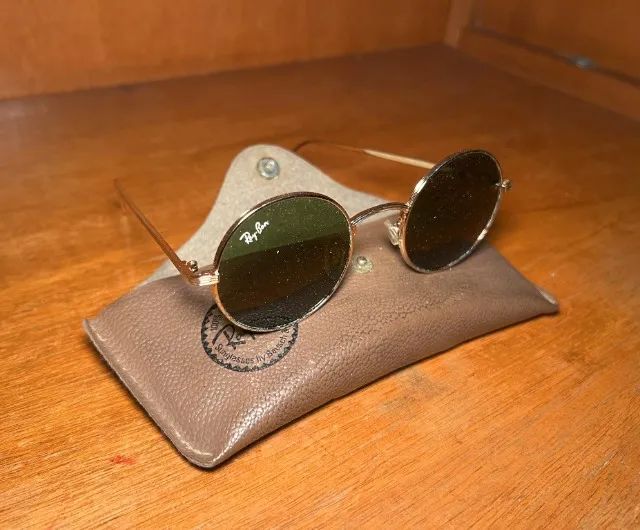 Óculos Ray-Ban Estilo John Lennon com Estojo - NUNCA USADO - Foto 3