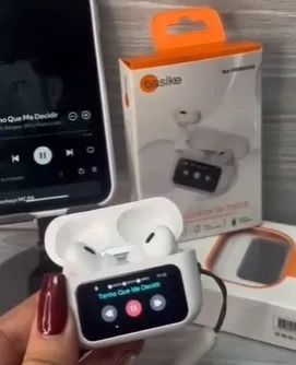 Fone Bluetooth  - Case com Tela, Som Hi-Fi e BT 5.4 Entrega Grátis! - Foto 2