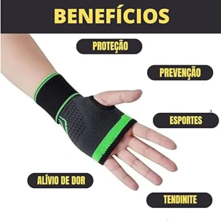 Par de Munhequeira de compressão tecido  - Foto 3