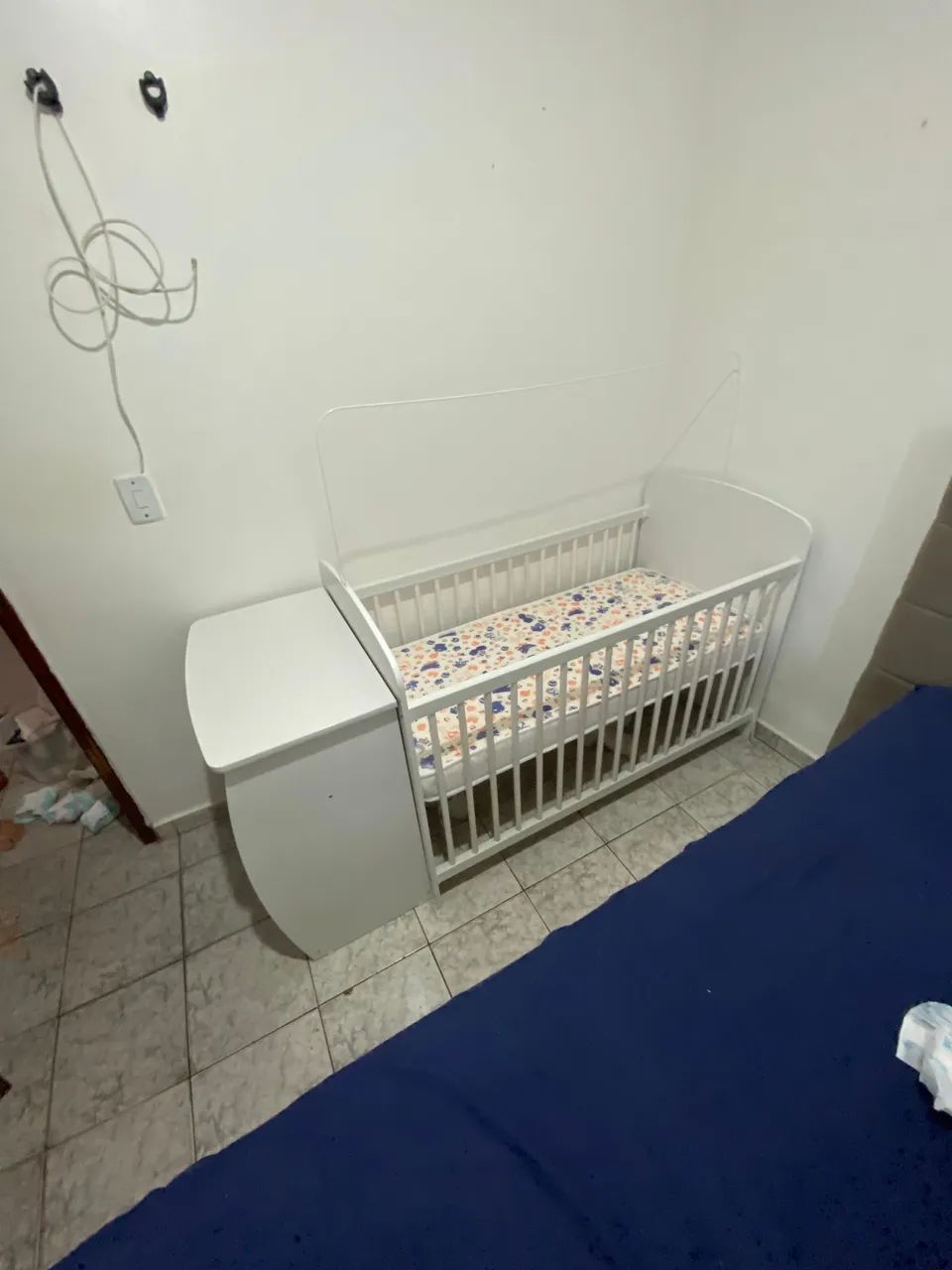 Berço com cômoda e colchão  - Foto 2