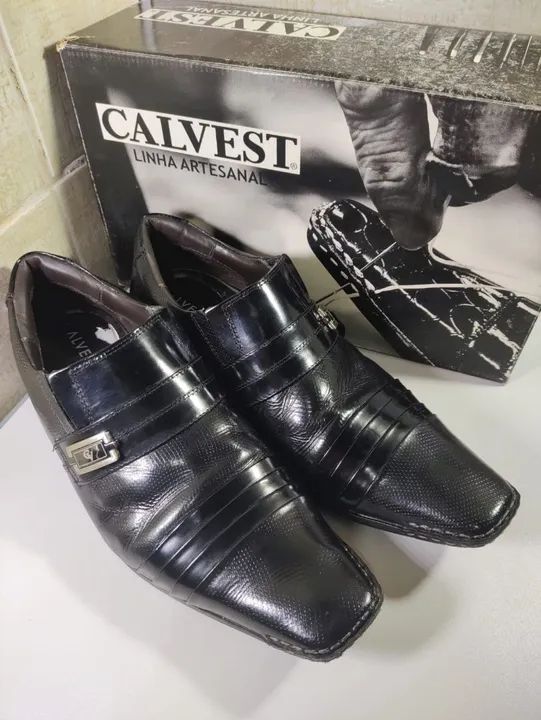 Vendo sapato social de couro 