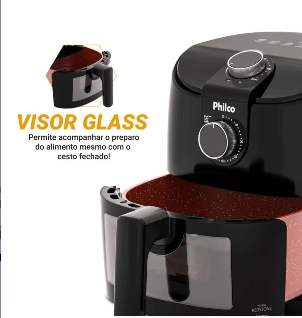 Air Fryer Philco PAF40A 4 Litros - Nova! - Foto 6