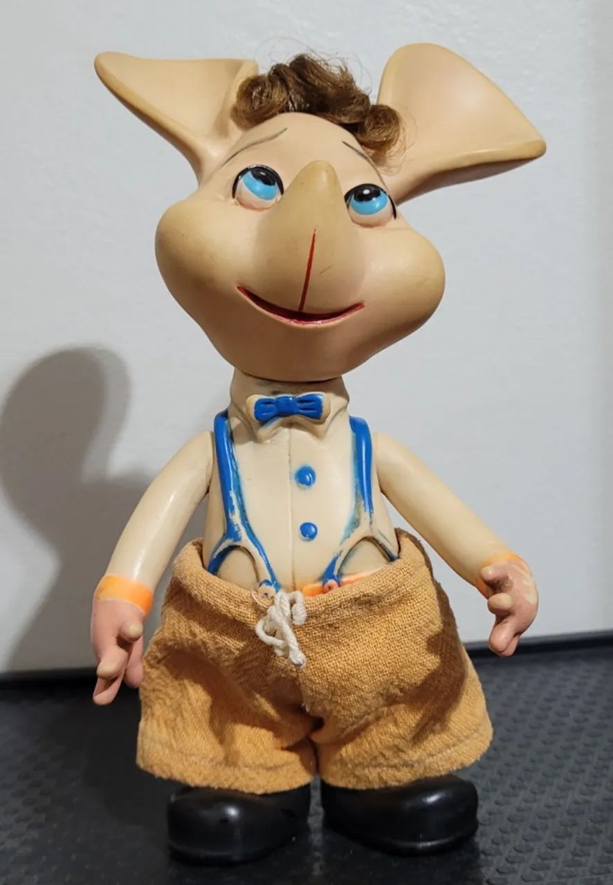 Antigo Boneco Topo Gigio Anos 70 Argentino - Foto 2