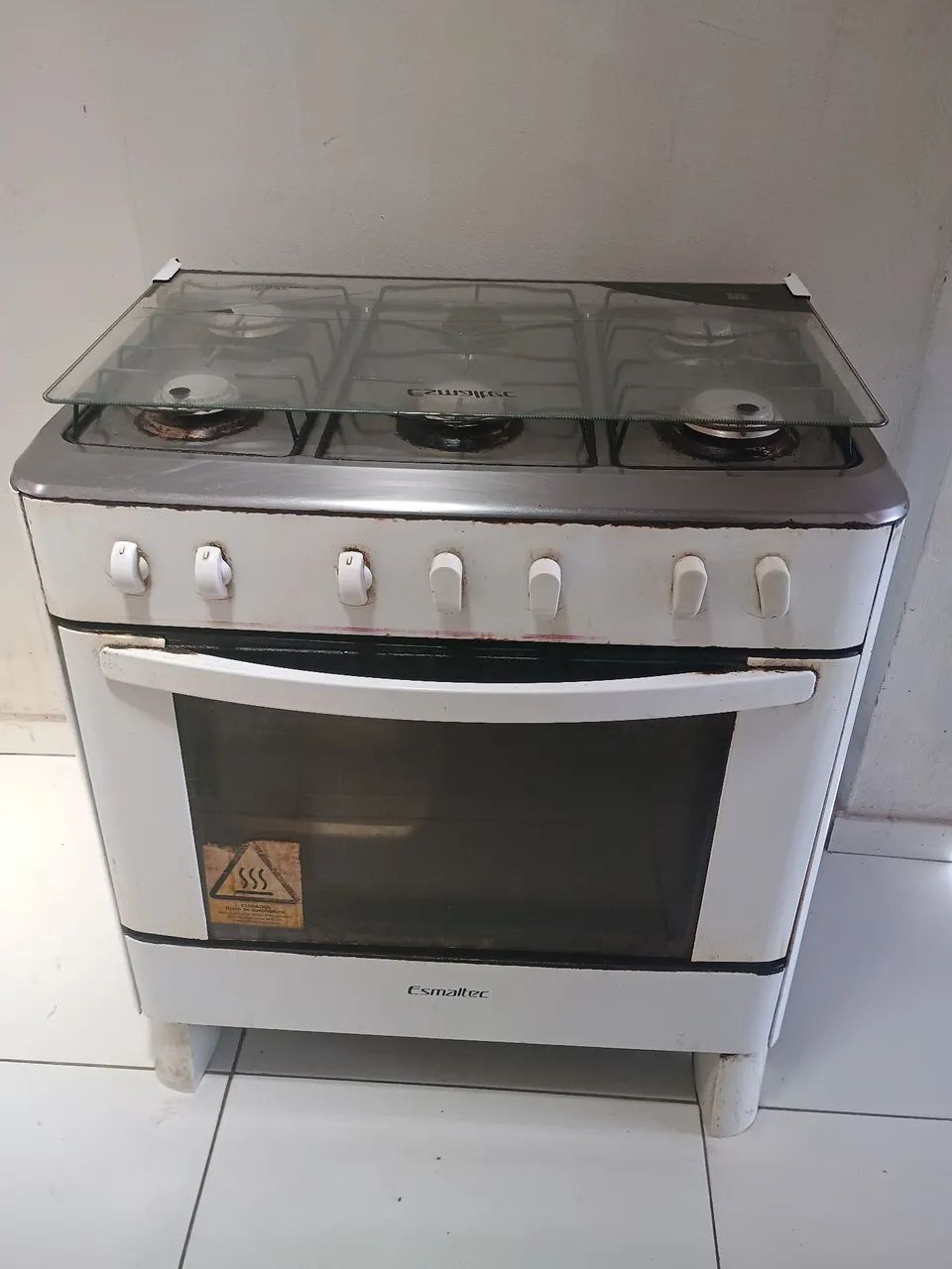 Fogão a Gás Esmaltec 6 Bocas com Forno