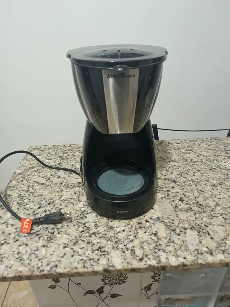 Cafeteira sem a caneca 