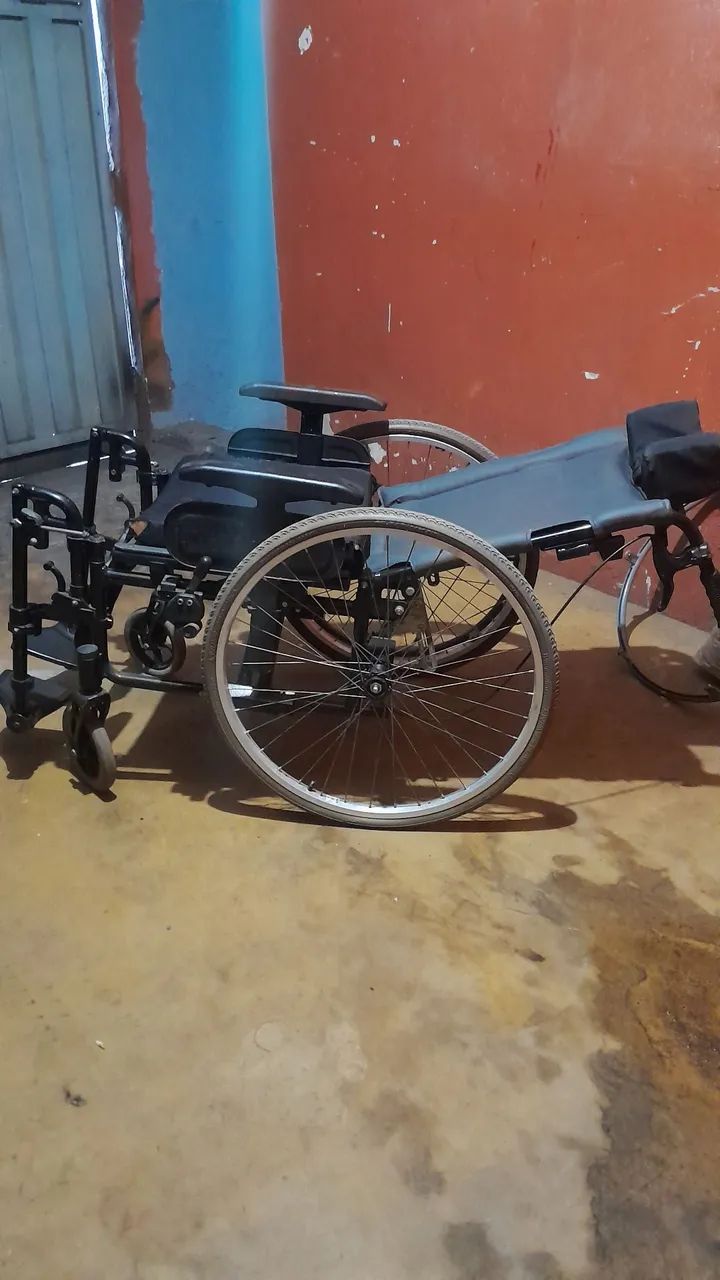Cadeira de rodas reclinavel cama