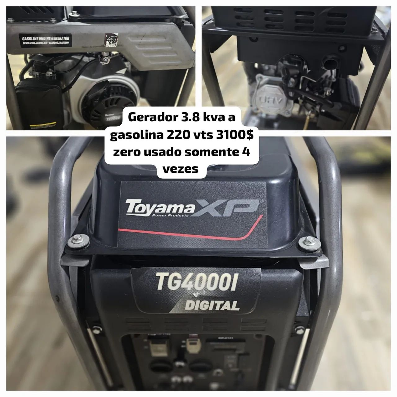 Gerador Toyama 3.8 kva