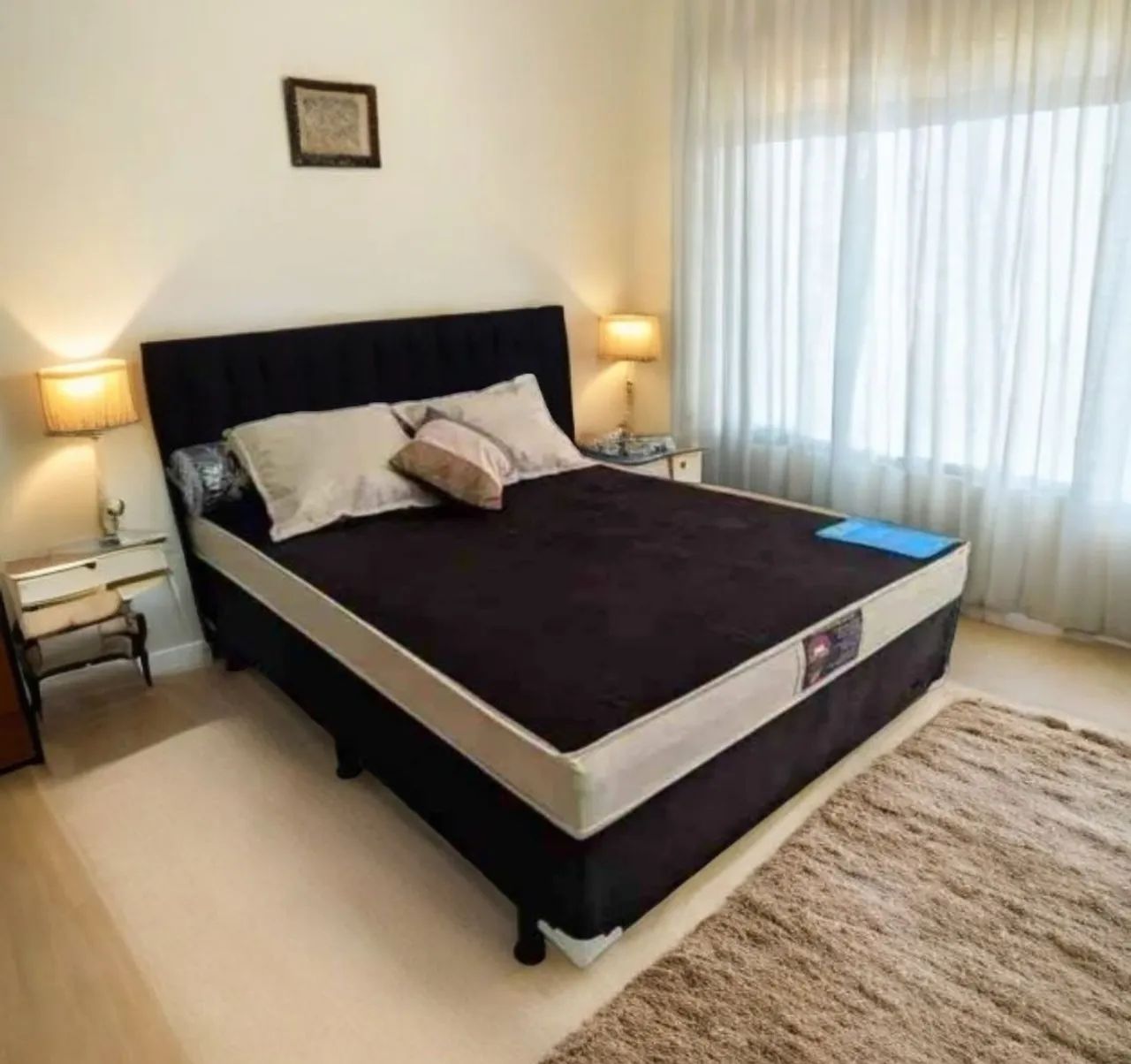 Cama Box Casal com Cabeceira Estofada - Nice Store - Foto 3