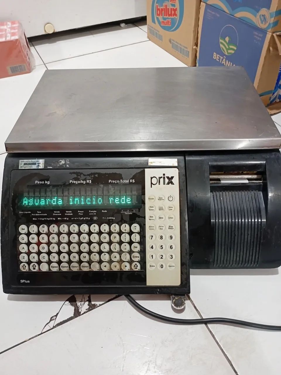Balança Comercial Prix 5Plus