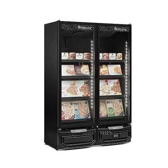 A. Freezer 950lts Gelopar total black 