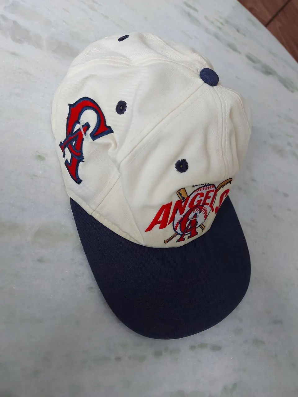 Boné antigo baseball California Angels - Foto 2
