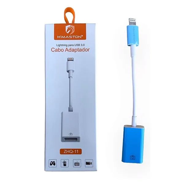 Adaptador Conector OTG Lightning iPhone Para USB 3.0 - H'Maston em São Luís ma - Foto 3