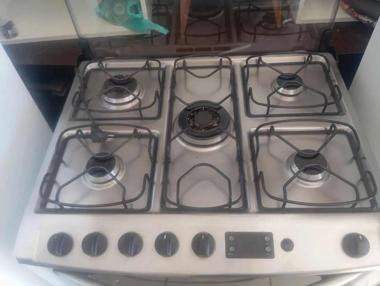 Fogão Electrolux 5 bocas com vidro - Foto 3