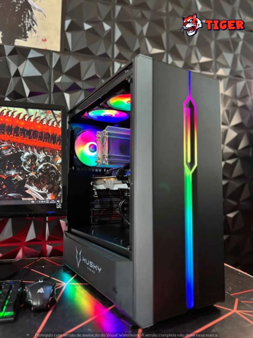 Pc gamer completo i5 8° - 1050 para jogos e ediçao - Foto 3