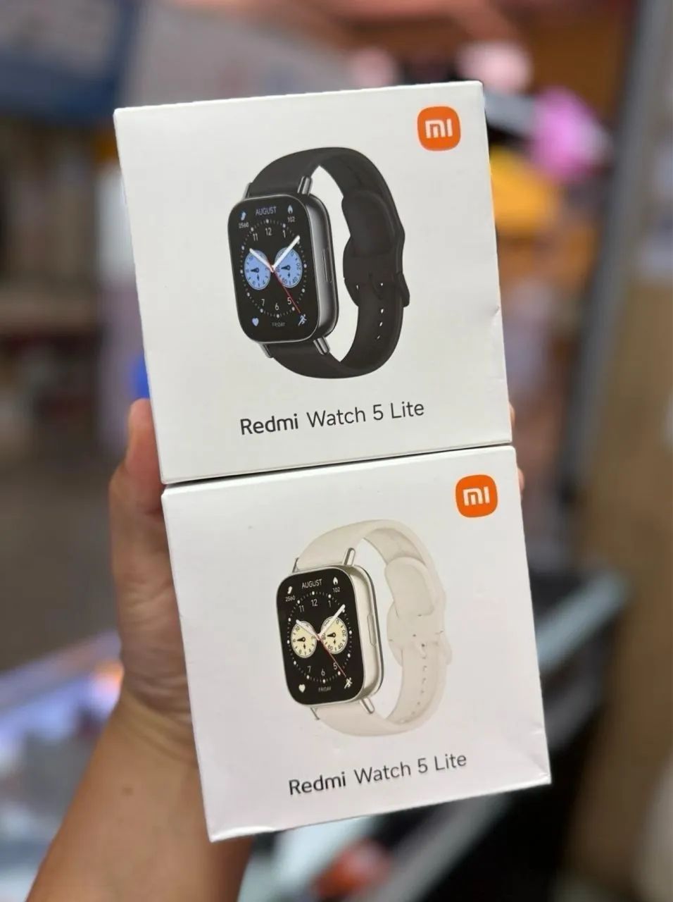 Smartwatch Redmi Watch 5 lite Dourado e Preto 