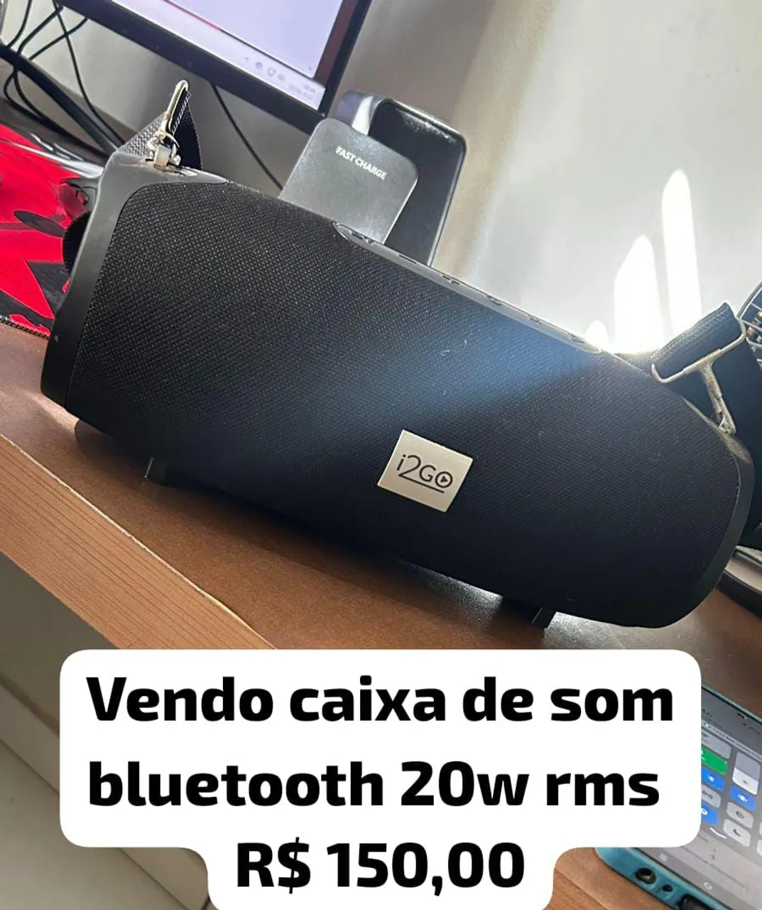 Caixa de Som Bluetooth i2GO 20W RMS