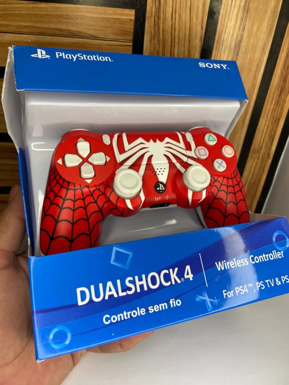Controle Ps4 Sem Fio homem aranha an1