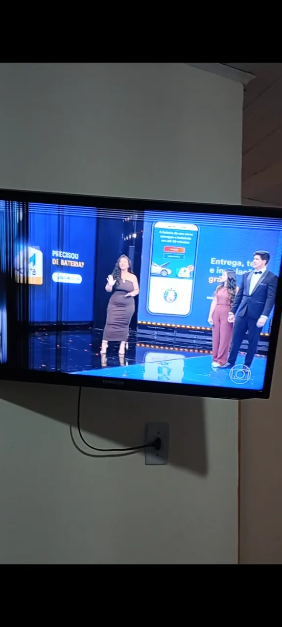 Tv 32, Samsung, retirar peça
