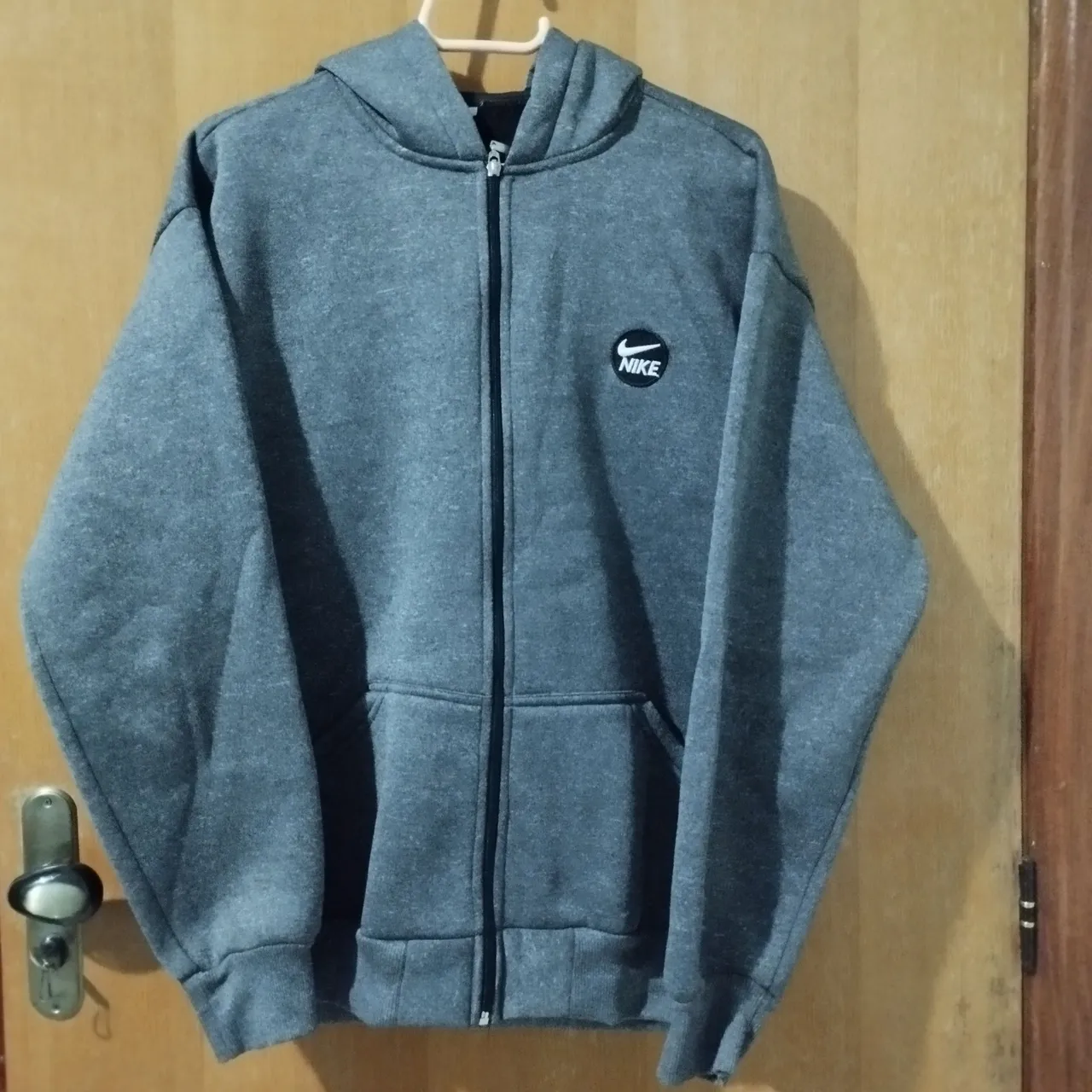 Casaco de Moletom Nike Cinza