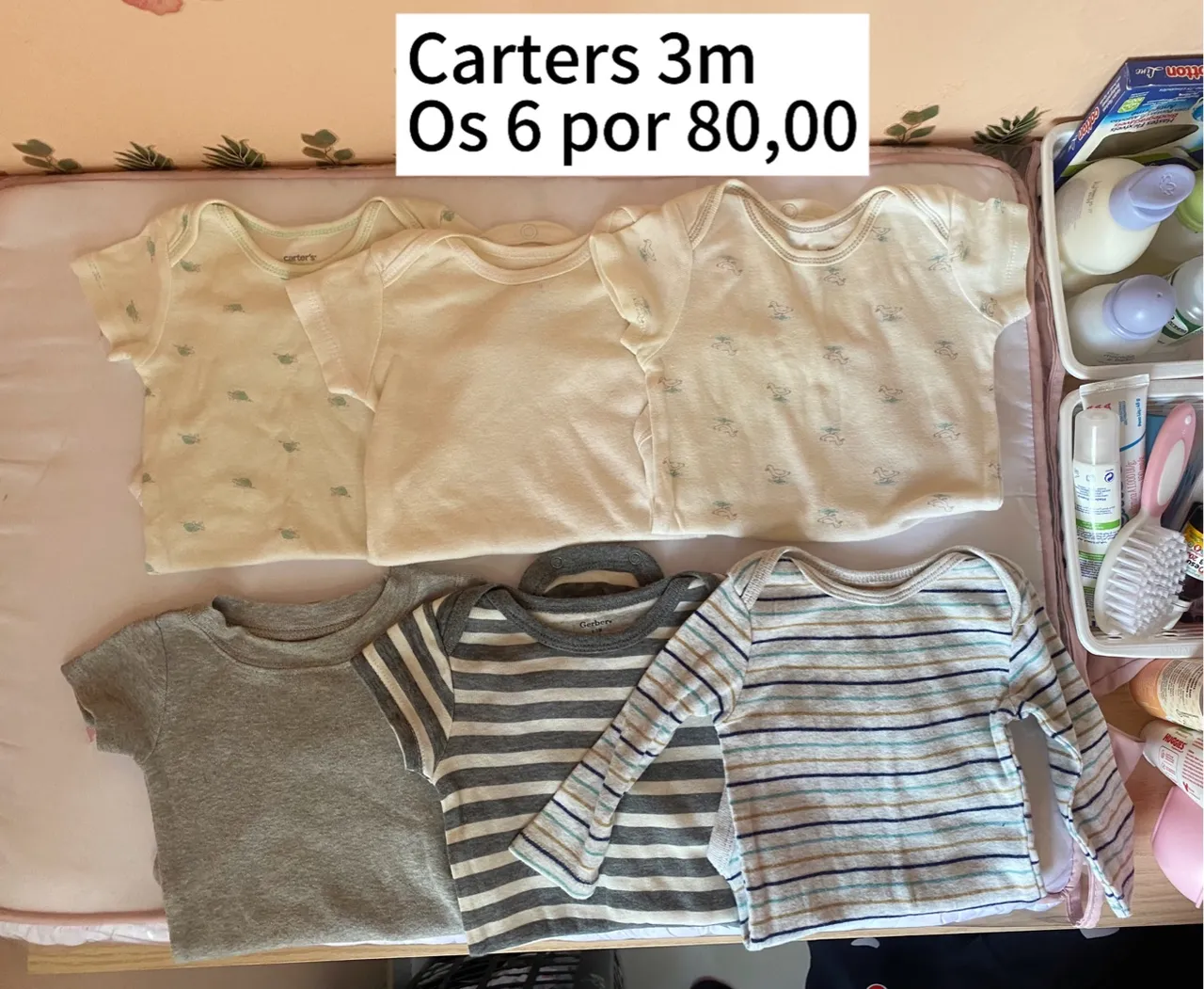 Kit Carter's 3m - 6 peças por R$80,00