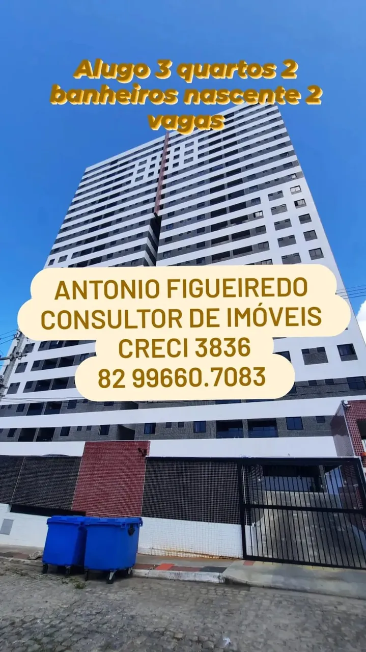 APARTAMENTO NO FAROL MIR. CLUB STRATÉGIA 3 QUARTOS, 3 BANHEIROS, NASCENTE, LAZER COMPLETO
